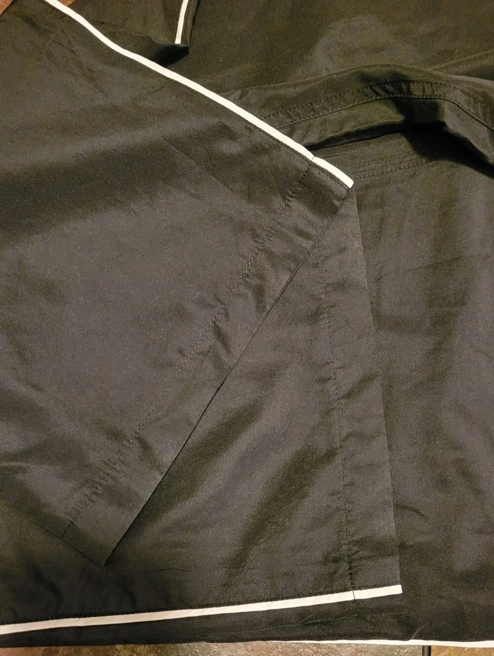 Y2k Nike The Athletic Dept Black Windbreaker Track Pants Women’s Size M, EUC